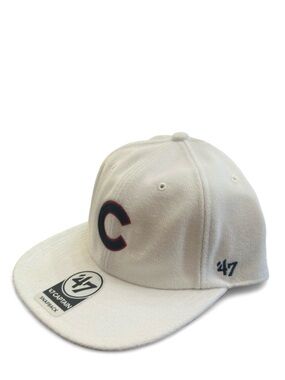 Hidden NY x ’47 MLB Chicago Cubs Captain Snapback White Hat (NWT)